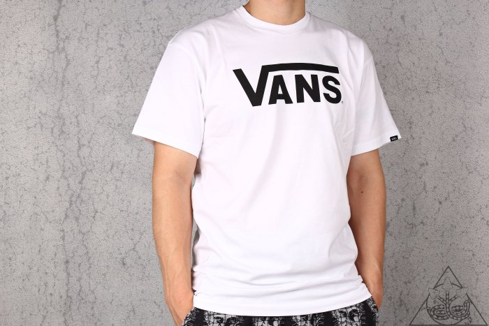【HYDRA】Vans Classic Logo T-Shirt 滑板 素面 經典 文字 TEE 短T 【VNS07】