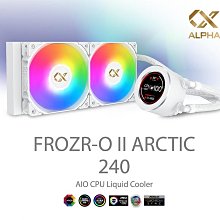 小白的生活工場*Xigmatek Frozr-O II 240 一體式水冷散熱器(白色款)/2.4吋LCD 幫浦頭