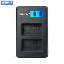 【高雄四海】SEIVI SONY FW50 電量顯示雙座充．保固一年． A6500 A6400副廠充電器．另有雙快充