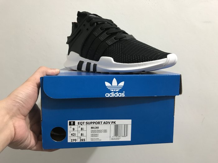 ADIDAS EQT SUPPORT ADV PK 編織 黑粉 休閒慢跑鞋 男女鞋BB1260