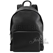 【茱麗葉精品】全新商品 BURBERRY 專櫃商品 8050763 Abbeydale 牛皮商旅拉鍊後背包.黑 預購無現貨