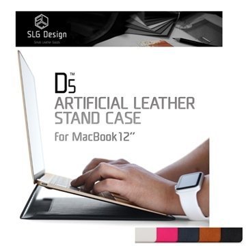 【現貨】ANCASESLG Design New Macbook 12" D5 系列 完美皮革系列 可立式收納皮套