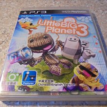 PS3 小小大星球3 LittleBigPlanet 3 中英合版 直購價900元 桃園《蝦米小鋪》