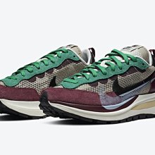 Nike x sacai Vaporwaffle Villain Red酒紅 解構 葡萄 拼接 厚底DD3035-200