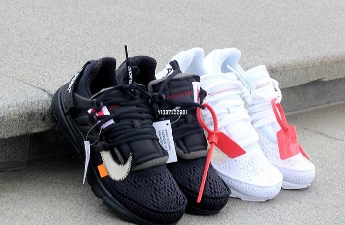 Off White x Nike Air Presto 純黑百搭魚骨鞋慢跑鞋AA3830-002 | Yahoo