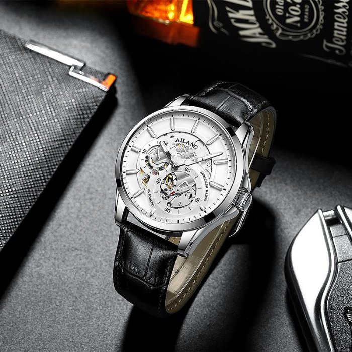 熱銷 2020新款全自動瑞士鏤空機械錶男士手錶腕錶潮流男錶414 WG047
