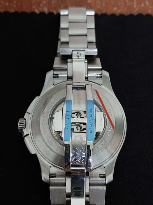 瑞士製 Gucci G-Timeless YA126264 三眼 自動上鍊 機械錶 腕錶 手錶
