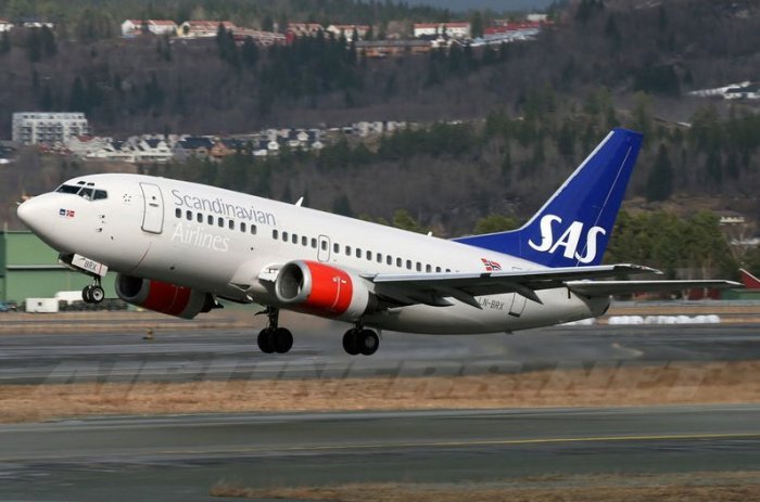 **飛行夢想家**JC Wings 北歐航空 SAS Boeing 737-500 LN-BRX