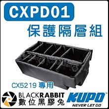 數位黑膠兔【 KUPO CXPD01 保護隔層組 CX5219 專用 】內裡隔層 相機隔板 內袋 相機隔層 護墊 護板