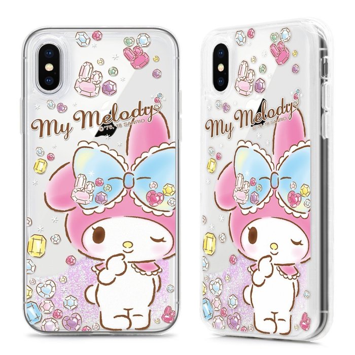 正版 My Melody 美樂蒂 粉彩流沙保護殼 閃耀寶石 - iPhone 6 Plus / 6S Plus