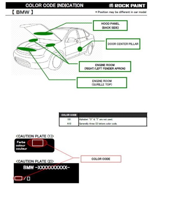 【振通油漆公司】日本ROCK原裝汽車烤漆 補漆 DIY BMW 車款 色 號 X10 100g