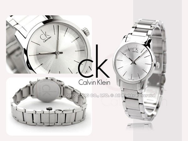 CASIO手錶專賣店 國隆 CK手錶專賣 Calvin Klein K2G23126白面石英女錶(另K2G21126男錶)一年保固發票