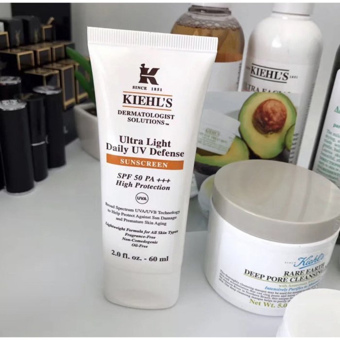 【附發票】Kiehl's 新版 集高效清爽UV防護乳60ml SPF50 契爾氏 kiehls 高係數防曬乳防曬霜 防曬