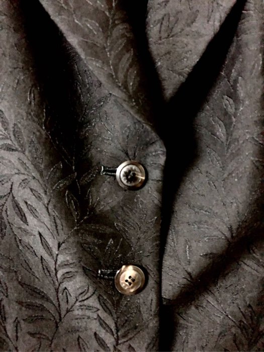 DAKS 日本製 黑色 花紋 西裝外套 13號 保證正品