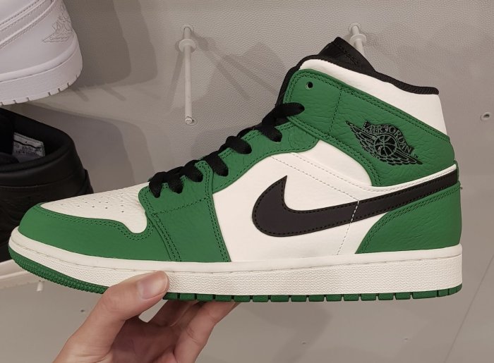 全新正品Nike Air Jordan 1 Mid Pine Green 852542-301 白綠| Yahoo