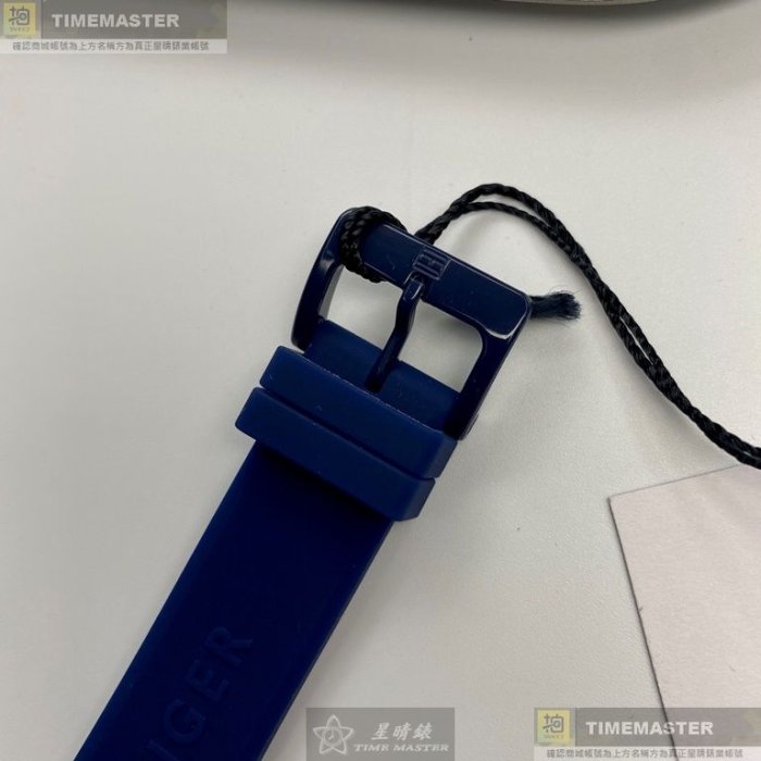 TommyHilfiger手錶,編號TH00035,42mm寶藍錶殼,寶藍錶帶款