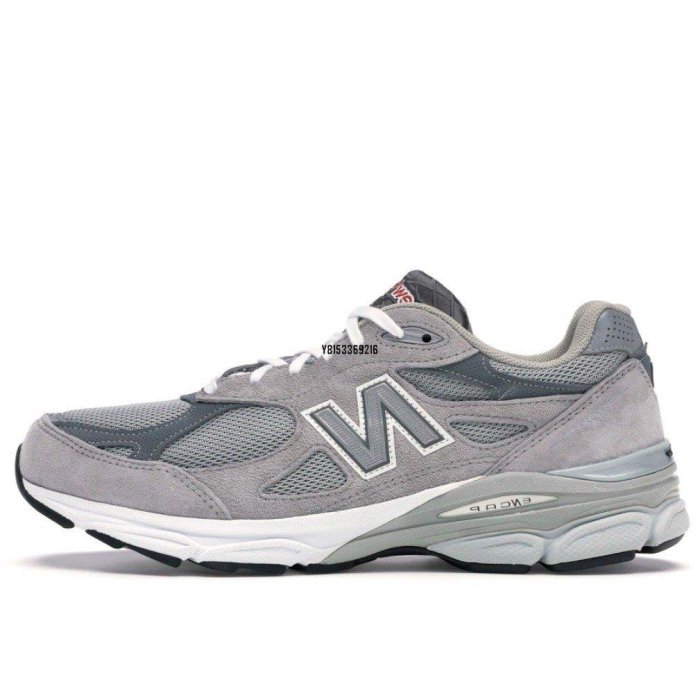 【正品】ONE YEAR_ New Balance NB 990 V3 美國製 灰 鐵灰 麂皮 復古 反光 3M M990GL3潮鞋