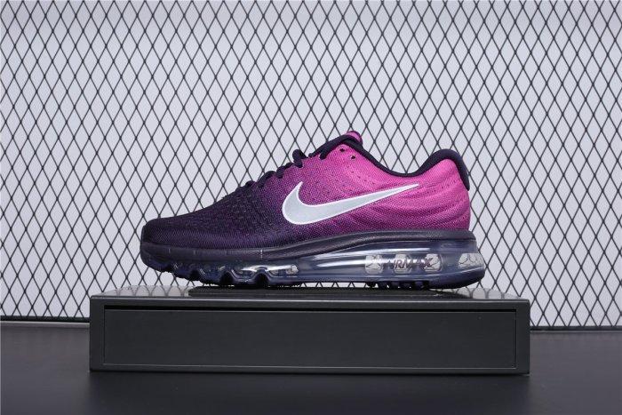 NIKE AIR MAX 2017 氣墊 網面 葡萄紫 休閒運動慢跑鞋 女鞋 851623-500