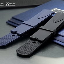 【時間探索】 全新 CORUM 崑崙 海軍上將系列代用膠錶帶 ( 24mm.22mm )