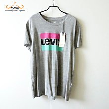 ╭＊一元起標～當 我 們 在 衣 起C-WIT＊╯全新專櫃LEVI'S基本款燙漆上衣L