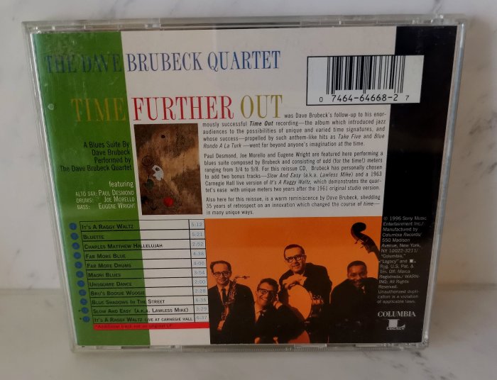 The Dave Brubeck Quartet TIME FURTHER OUT 專輯