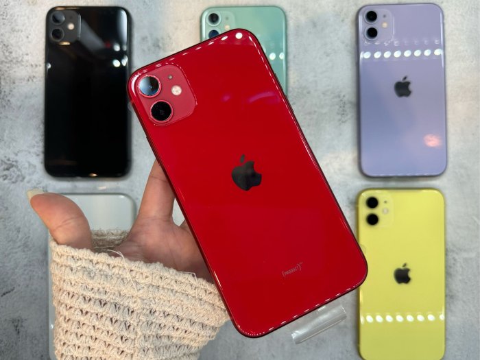 🌚 福利二手機 iPhone 11 64GB 紅/黑/黃/紫/綠色 台灣貨