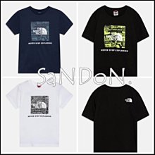 SaNDoN x『THE NORTH FACE』顛倒設計字母絲光棉涼爽材質動畫感短TEE 230717