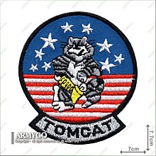 【ARMYGO】美國 F-14 TOMCAT 機種部隊章 (7公分黑邊款)