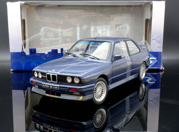 【MASH】現貨特價 Solido 1/18 BMW E30 Alpina B6 3.5 S blue