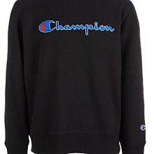 冠軍 Champion 車繡LOGO 刷毛 大學Tee 現貨 美版 黑色 青年款