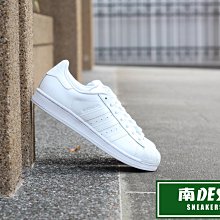 現貨 限時特價 南🔥ADIDAS SUPERSTAR FOUNDATION 皮革 休閒運動 男女款 全白 B27136