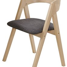 【DH】商品貨號N926-3商品名稱《妮可拉》原木色灰布餐椅(圖一 )台灣製.可刷卡分期付款.主要地區免運費