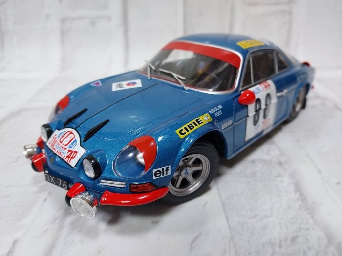 宗鑫 SOLIDO S1804202 Renault Alpine A110 1600 S 葡萄牙站 1971