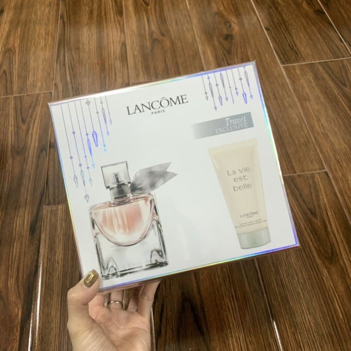 臺灣現貨正品代購 LANCOME/蘭蔻美麗人生香水身體乳2件套 LA VIE EST BELLE美麗人生濃香水50ML