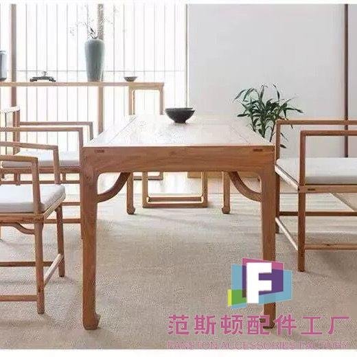 新中式免漆老榆木大號禪椅 茶椅實木圈椅明式矮圈椅打坐椅主人椅-范斯頓配件工廠