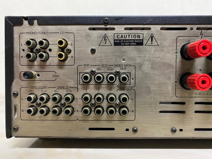 經典Onkyo A-8190 Integrated Stereo Amplifier 立體聲綜合擴大機可接黑膠 日本製造