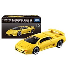 =海神坊=日本空運 Tomica 多美黑盒 PREMIUM 15 藍寶基尼 Diablo SV 小汽車玩具車合金模型車