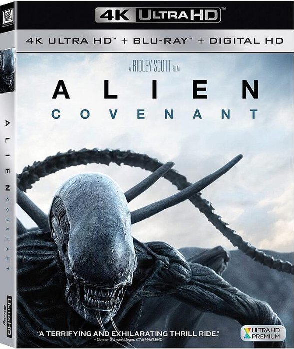 洪興 藍光BD 異形：聖約 4K UHDBD 美國限定版(中文字幕) Alien Covenant