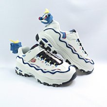 Skechers 319513LOWBL 龍年限定款 D LITES 中童鞋 老爹鞋 米白藍【isport愛運動】