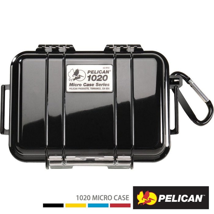 24期 美國派力肯 PELICAN 1020 微型防水氣密箱 黑色 攝錄影器材保護 公司貨