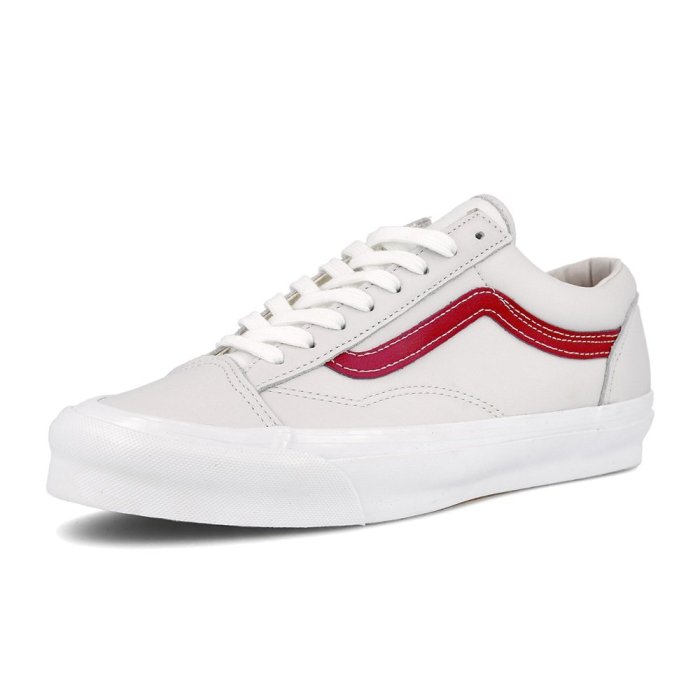 A-KAY0】VANS VAULT OG STYLE 36 LX RED 米灰紅【VN0A4BVE21D1