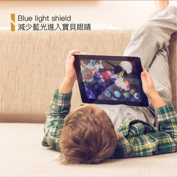 【青蘋果】抗藍光保護貼〔藍光盾〕iPad Mini 4/5 7.9吋玻璃螢幕膜,SGS認證