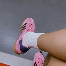 南🔥2024 3月 ADIDAS GAZELLE INDOOR 粉紅黑色 麂皮 復古 休閒鞋 女鞋 IE7002 紫尾