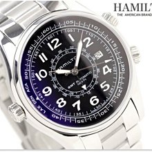 HAMILTON 漢米爾頓 手錶 Khaki Navy GMT 男錶 中性錶 機械錶 瑞士製 H77505133