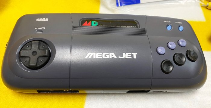 SEGA MEGA DRIVER MD MEGA JET (HMJ-0300) 行動主機 稀少美品 日本製