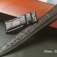 【時間探索】 全新 IWC 軍錶摺疊扣專用特仕款錶帶 ( 22mm.20mm)