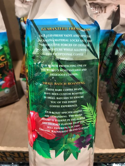Costco好市多 MAGNUM 熱帶雨林有機咖啡豆 2磅/907g  organic rainforest coffee bean