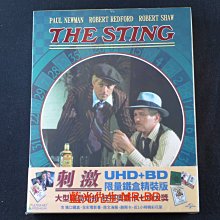 精裝版[藍光先生UHD] 刺激 The Sting UHD + BD 限量雙碟鐵盒 ( 傳訊正版 )