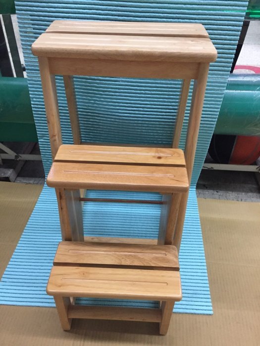 【小丸子生活百貨】實木三層梯椅 KL-109 樓梯椅/花架/造型樓梯椅/吧台樓梯