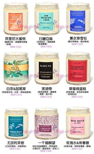 【彤彤小舖】Bath & Body Works Candle 薰香蠟燭 單蕊燭芯(大豆蠟) 198g BB原裝進口